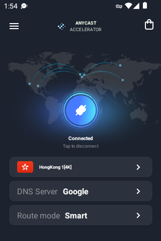 anycast加速器免费android下载效果预览图